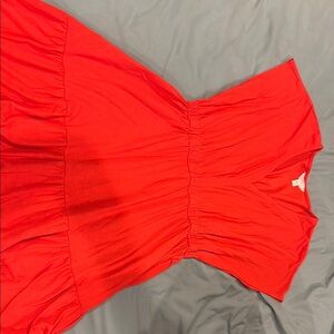 Time and Tru Bold Red Summer Dress
